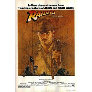 Raiders of the Lost Ark 1981 original vintage one sheet poster